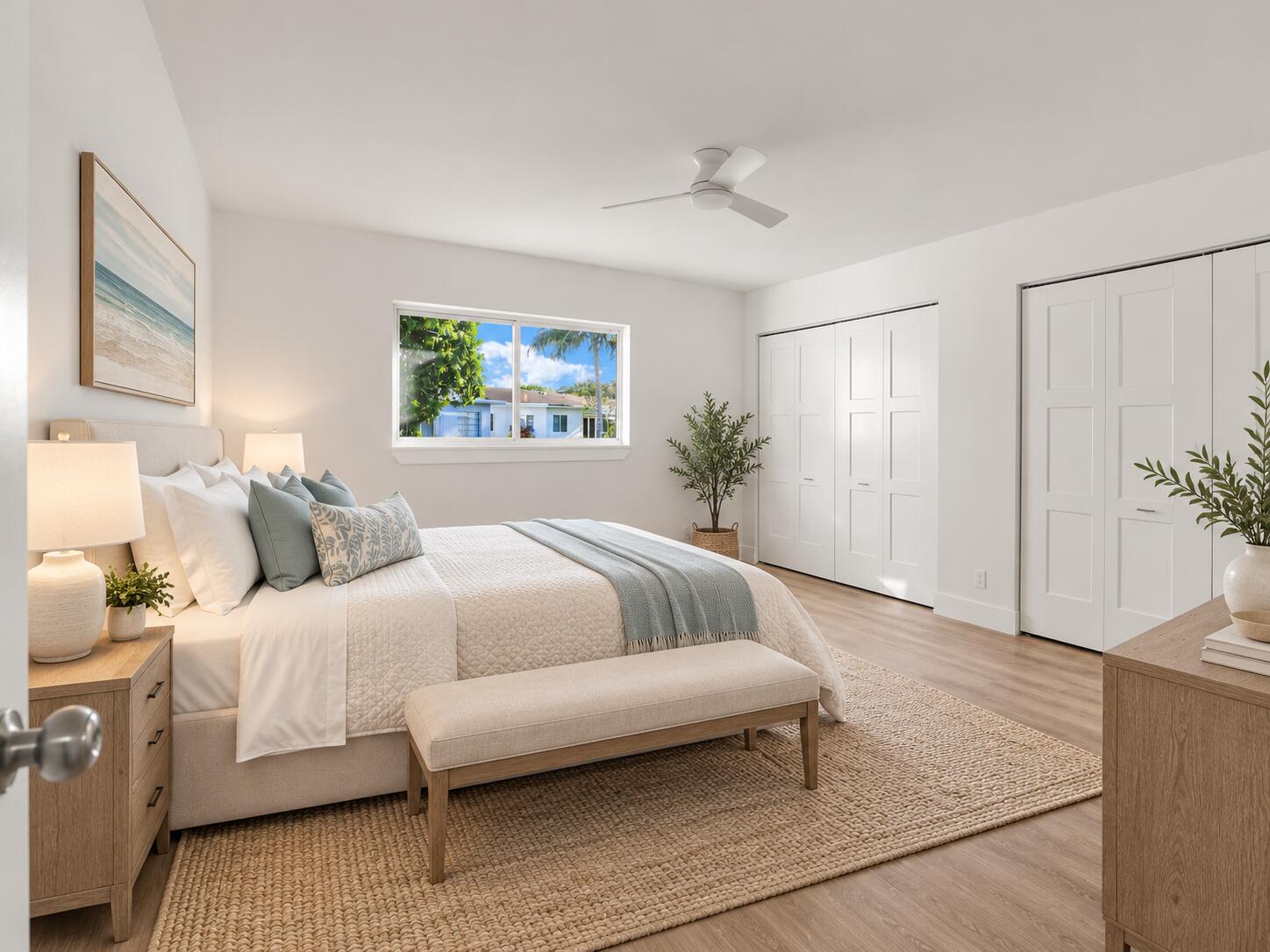master bedroom (virtually staged)