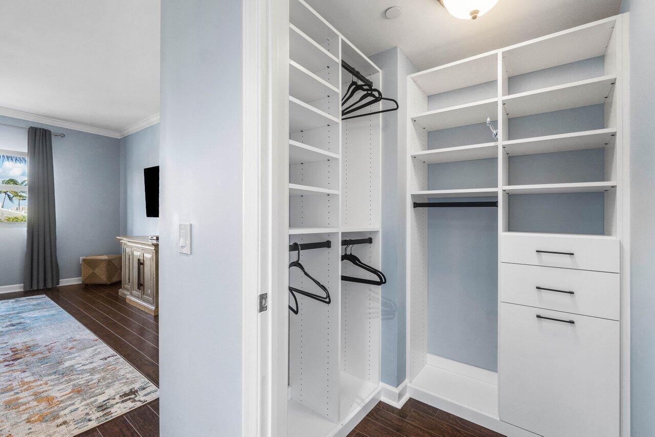 two custom built ins /closets