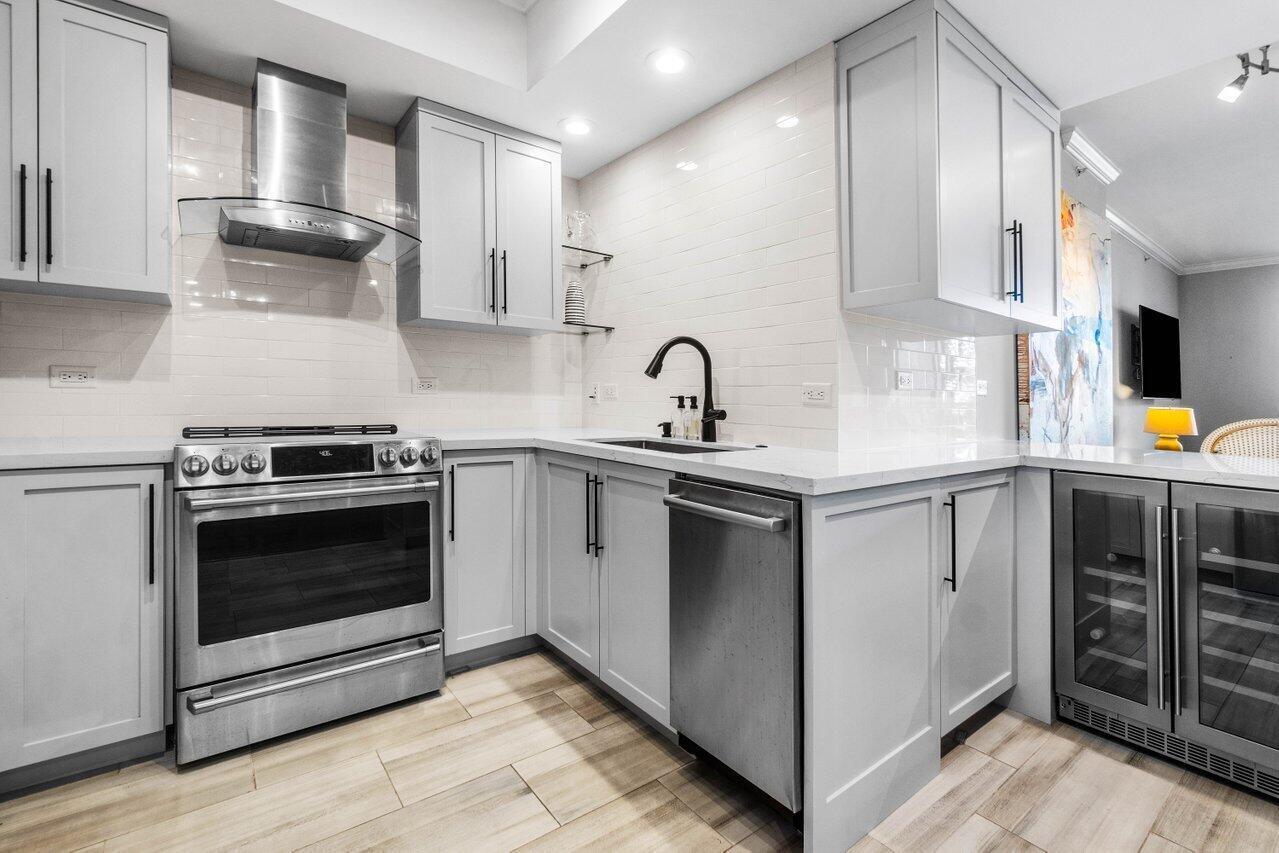 Expanded Custom Kitchen