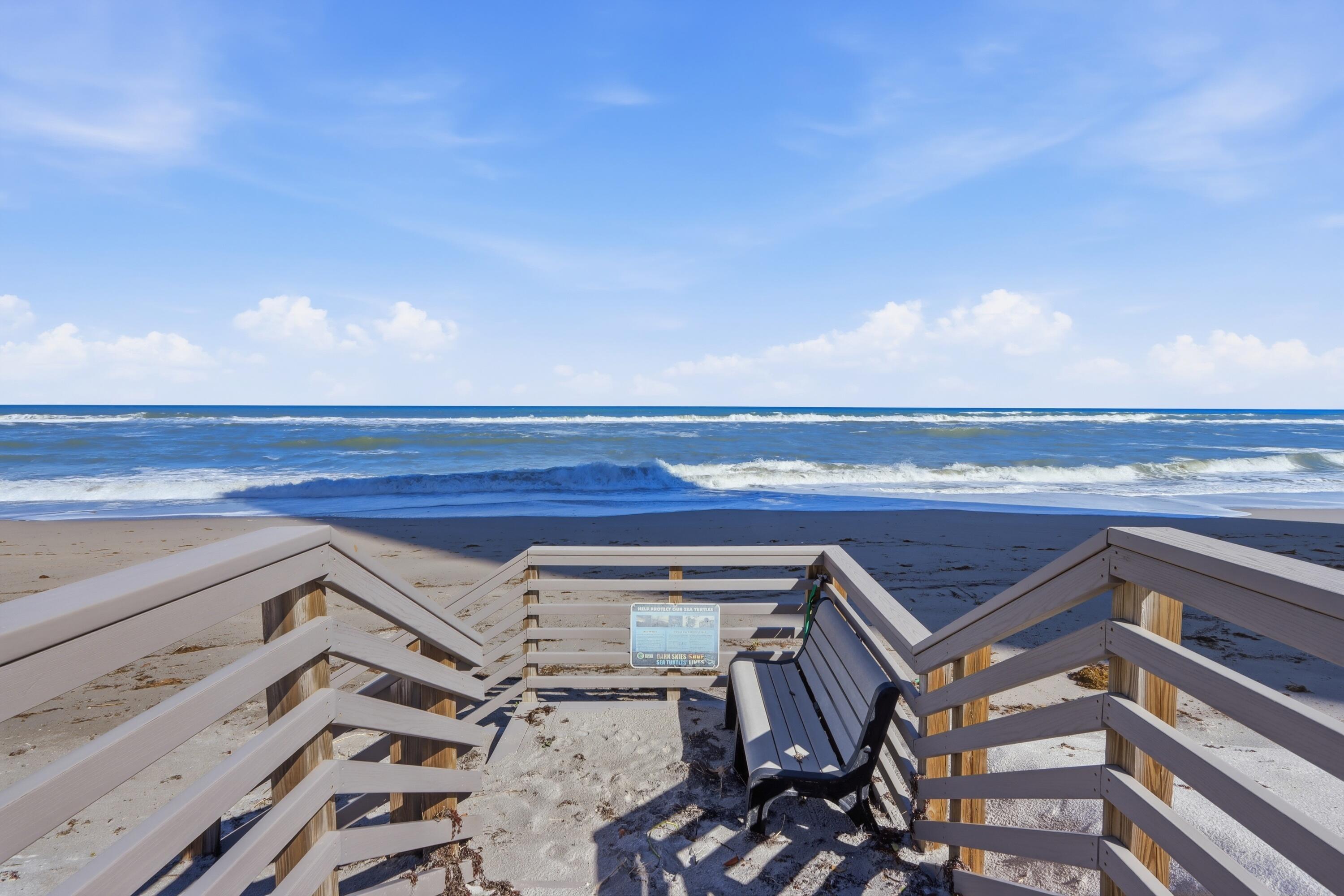 private beach access