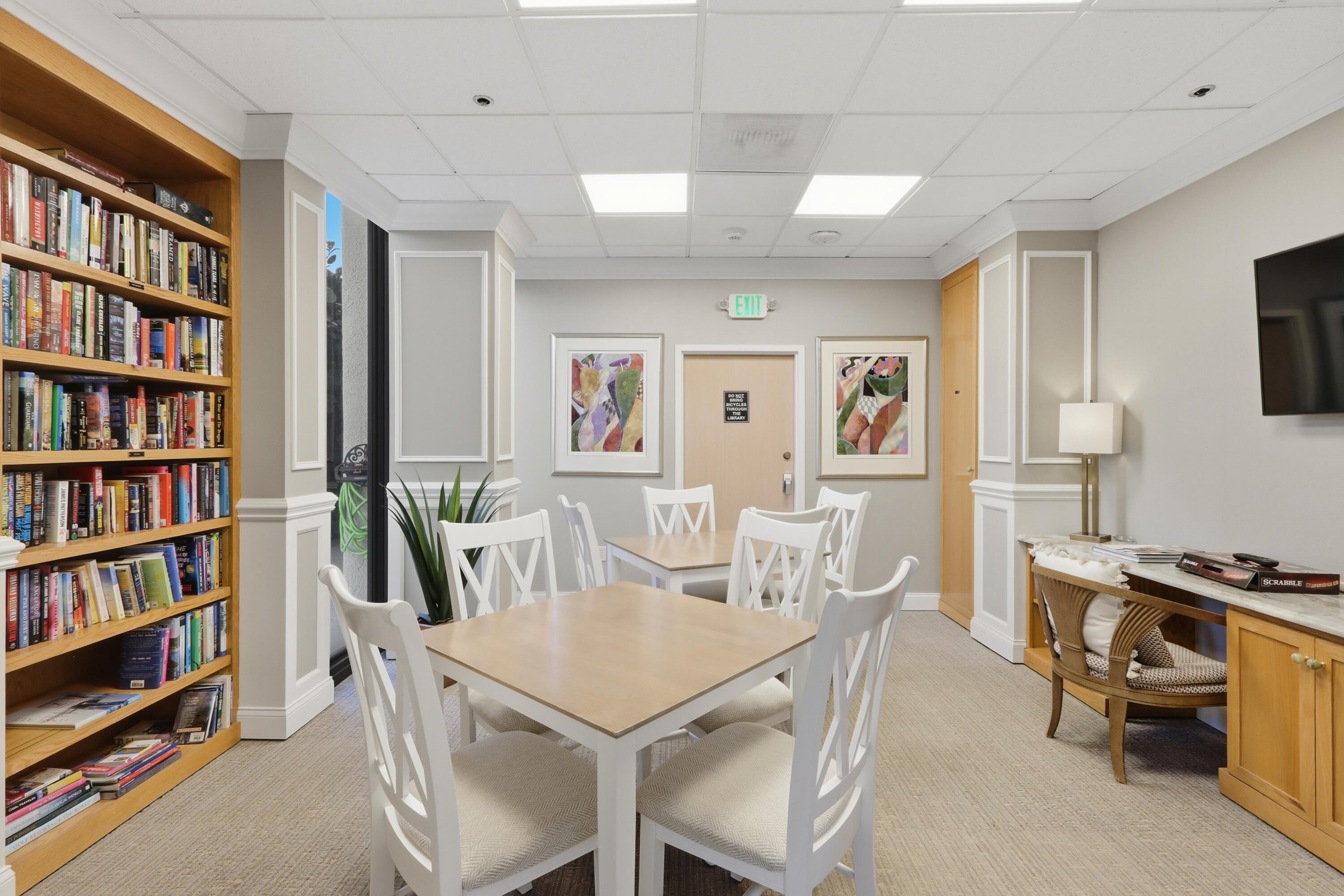 lobby library