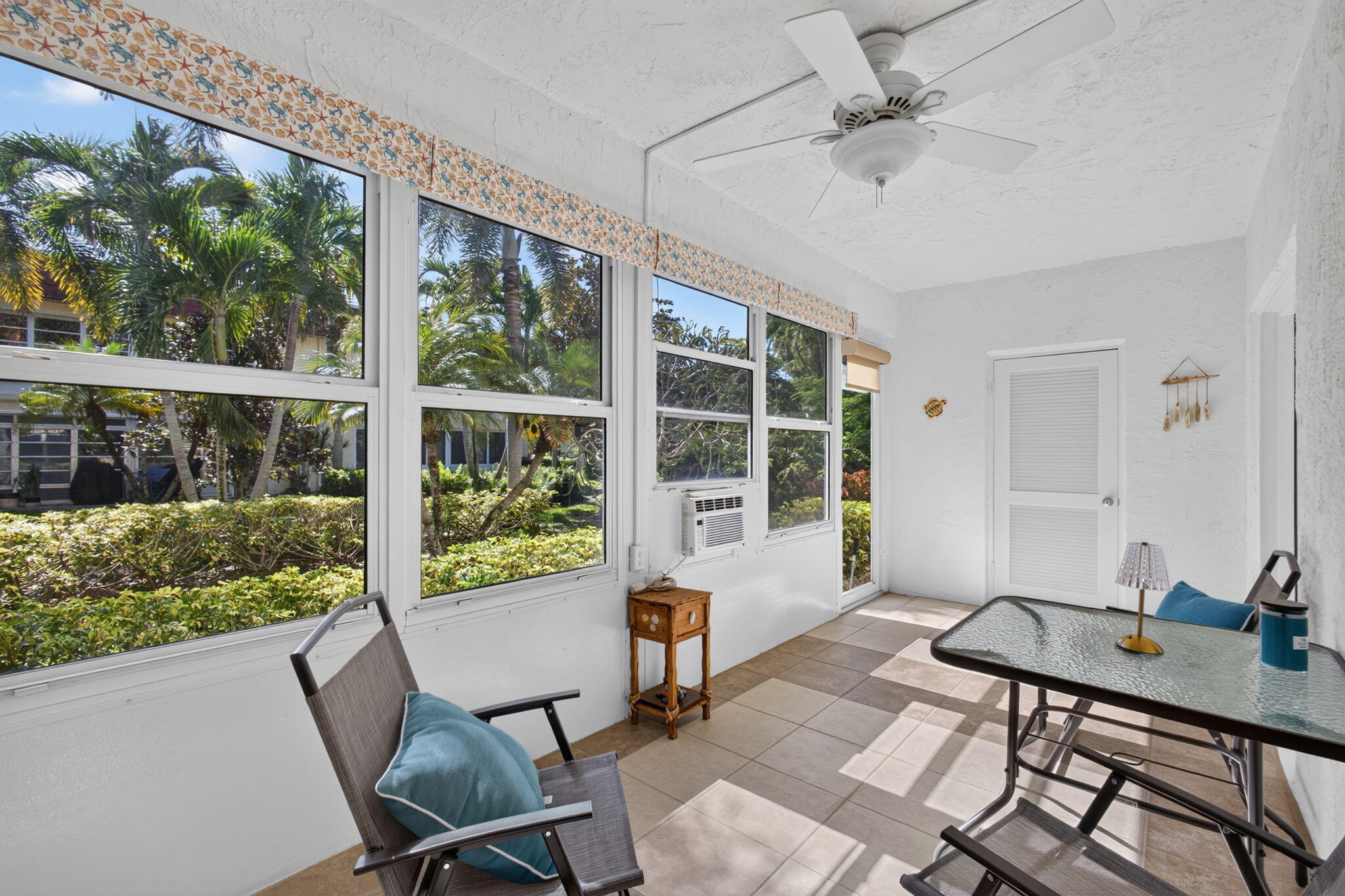 Sunshine and garden views make this room a favorite
