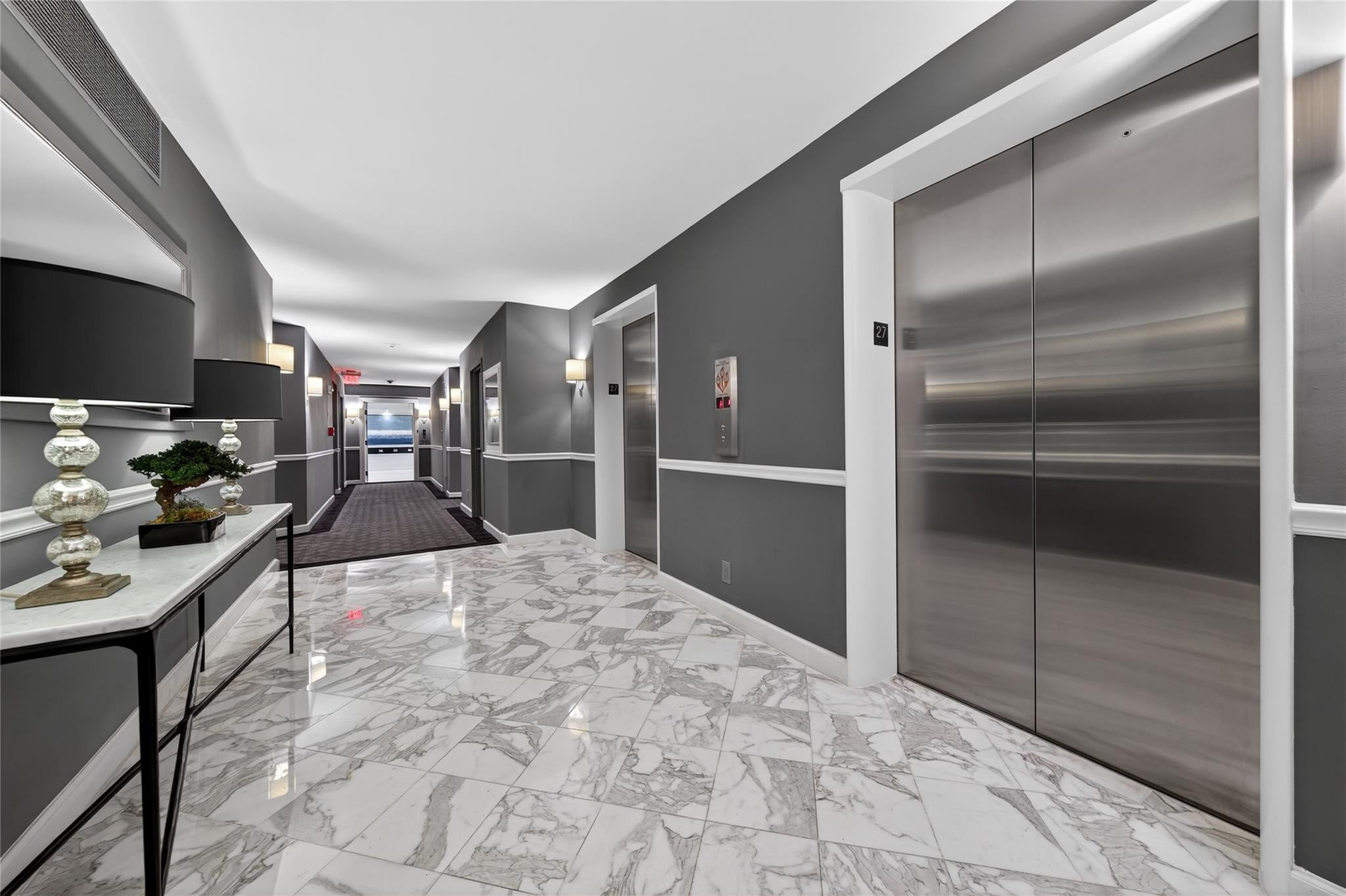 27th Floor Hallway Reception Area