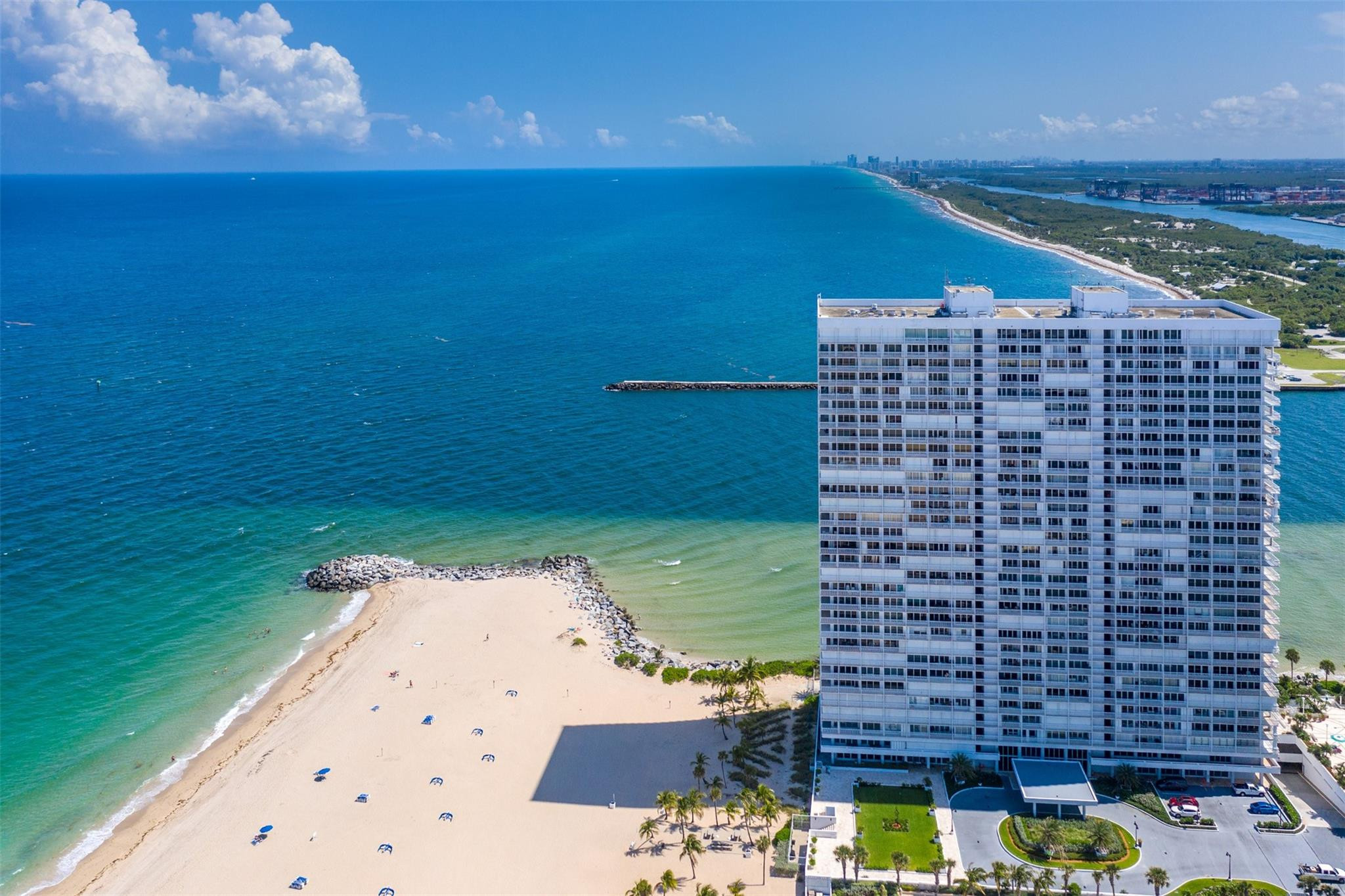 Point of Americas II on SE tip of Fort Lauderdale Beach & Port Everglades Inlet Point of Americas II on SE tip of Fort Lauderdale Beach & Port Everglades Inlet