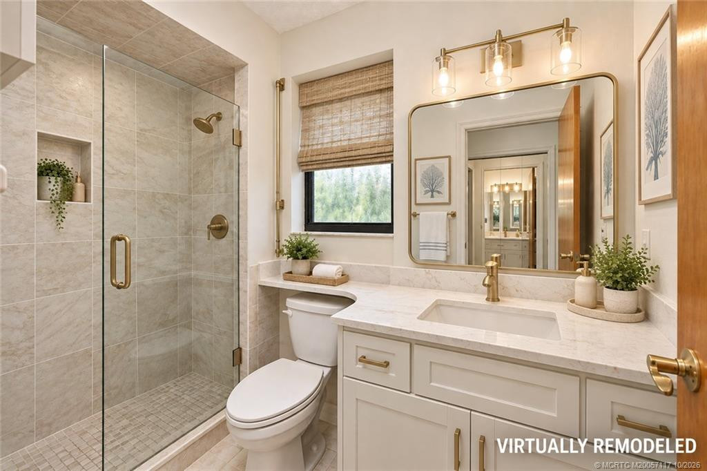 Virtual Remodel of Primary bathroom