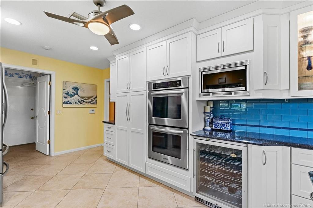 Double Ovens, wine cooler