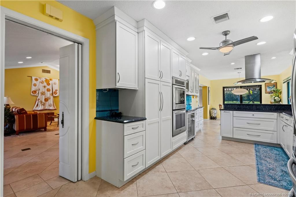 thoughtfully laid out kitchen