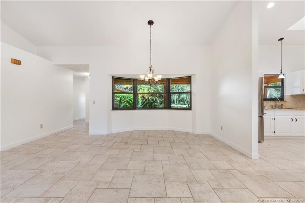 Dining area of great room.