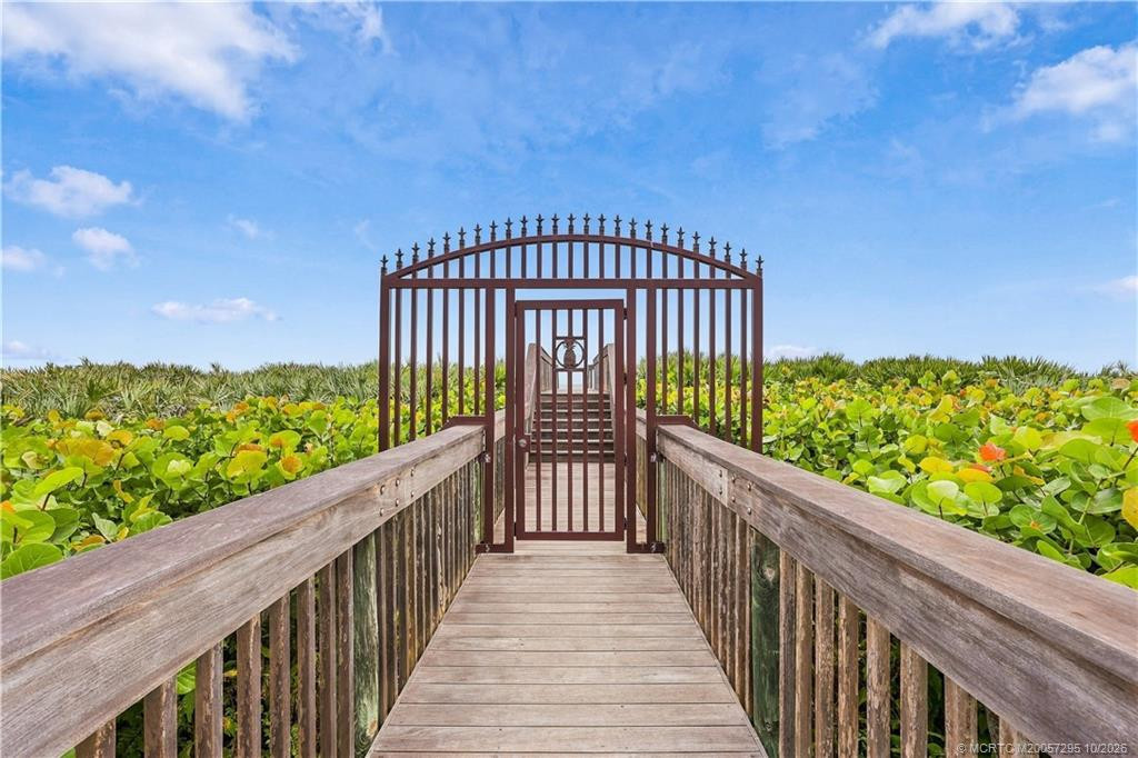 secure beach gate