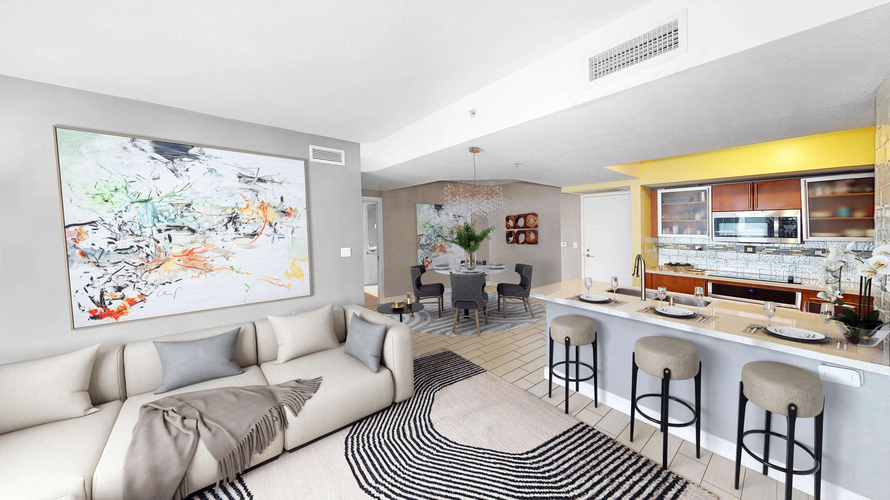 Virtual staging