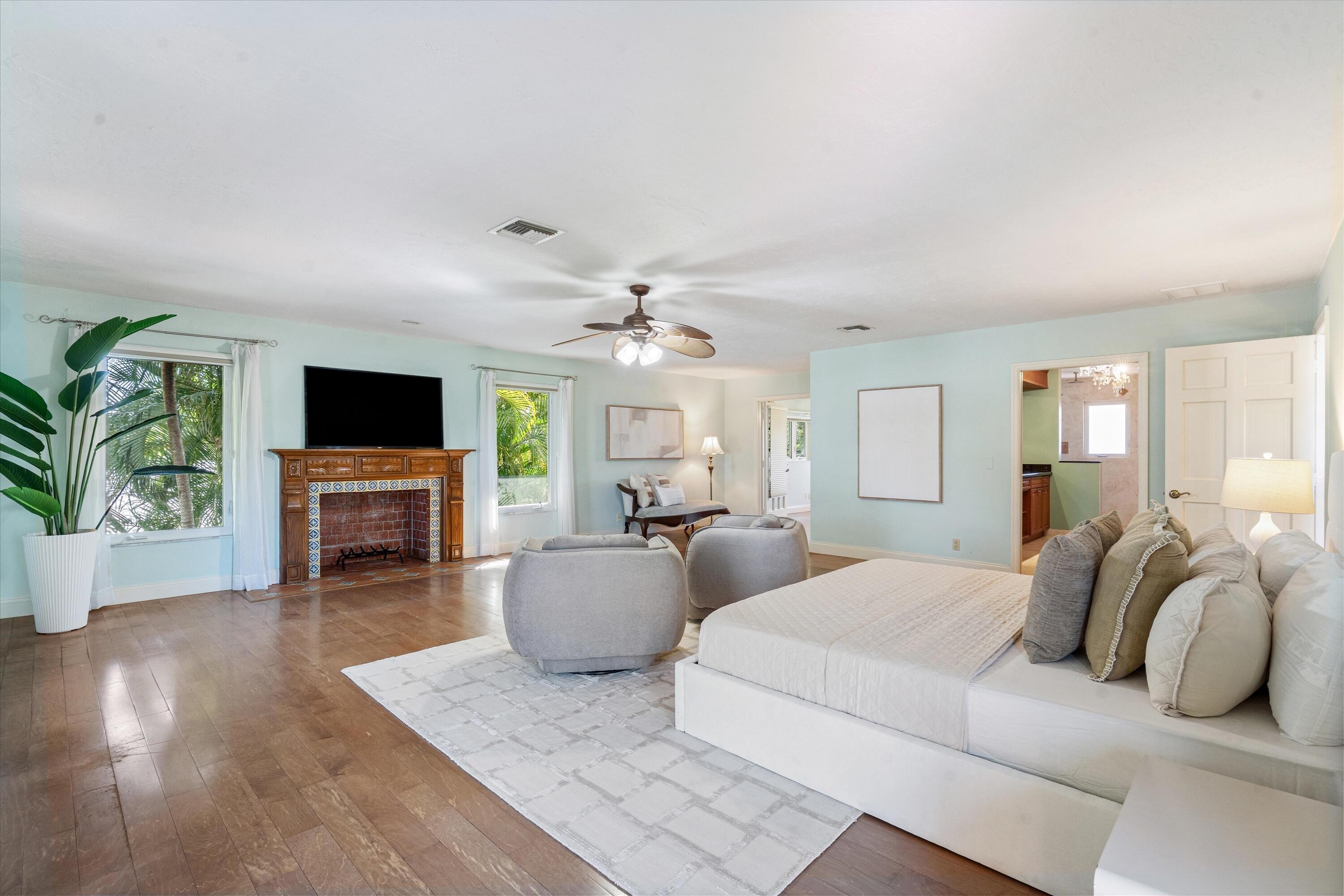 Primary Bedroom with Fireplace