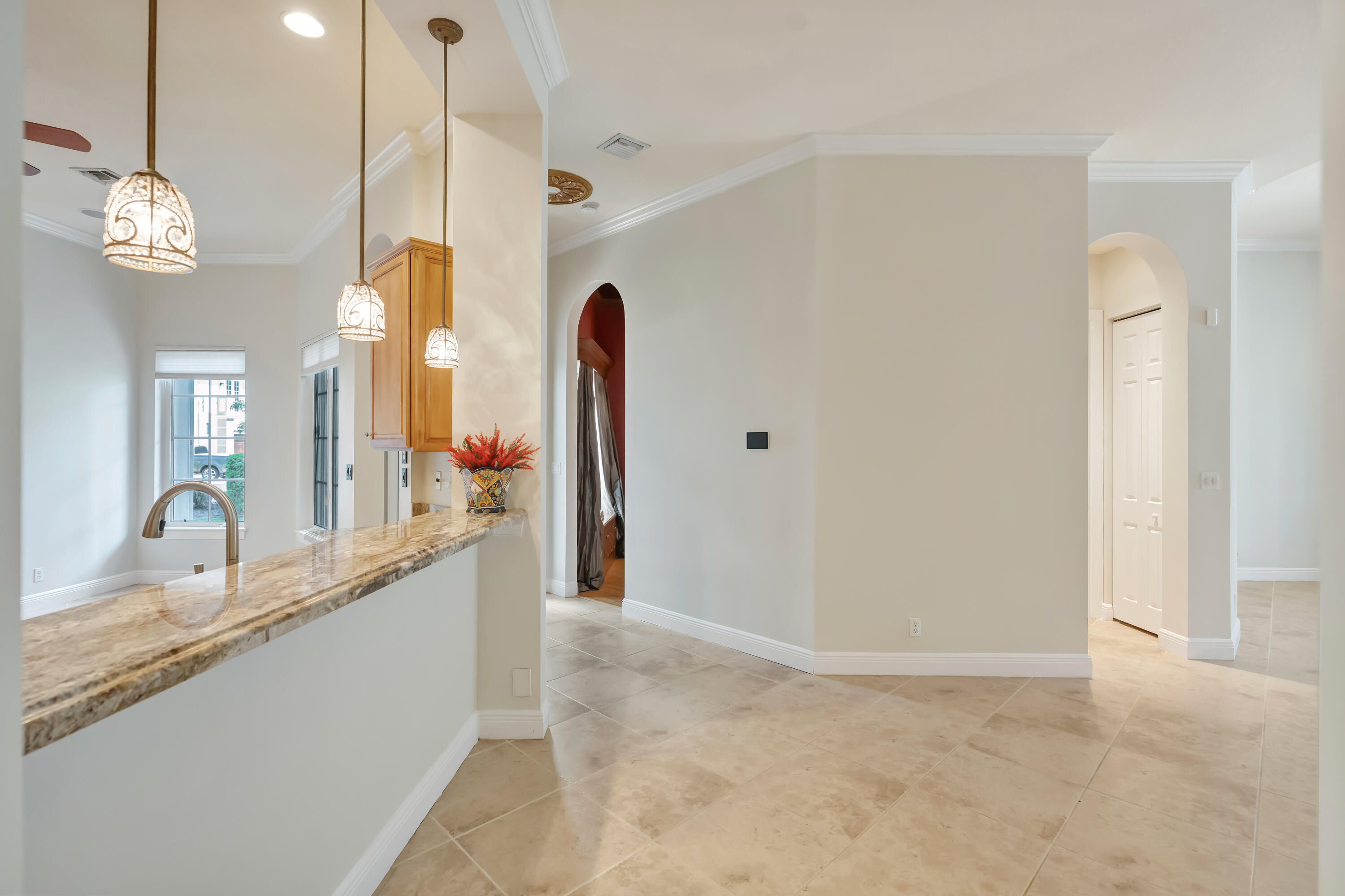 granite counters in kitchen