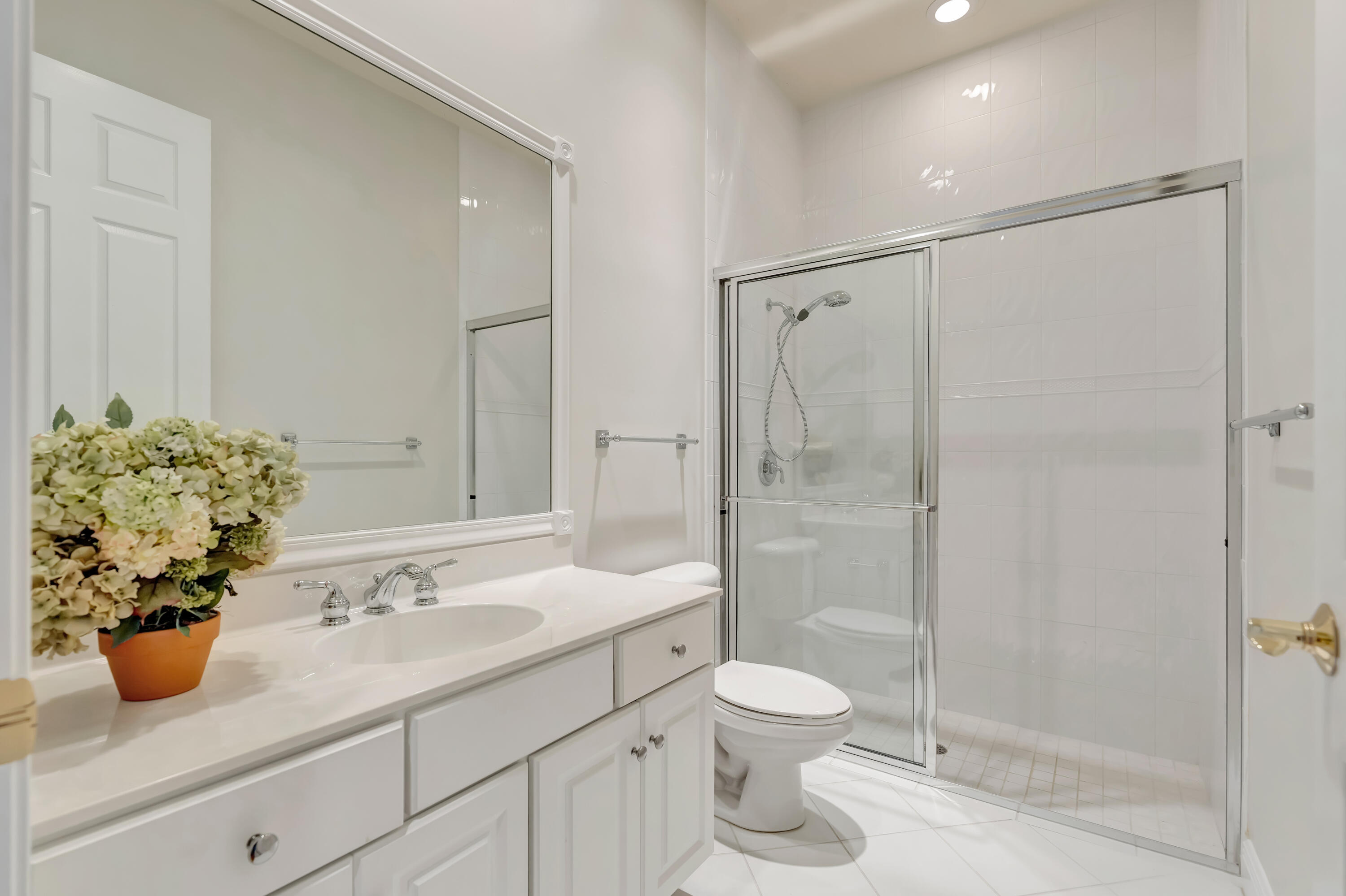 spacious bathroom with walk-in shower